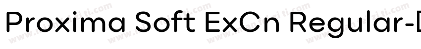 Proxima Soft ExCn Regular字体转换
